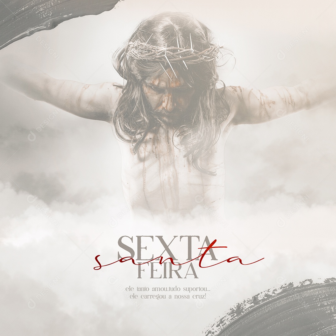 Feliz Páscoa 20 de Abril Social Media PSD Editável