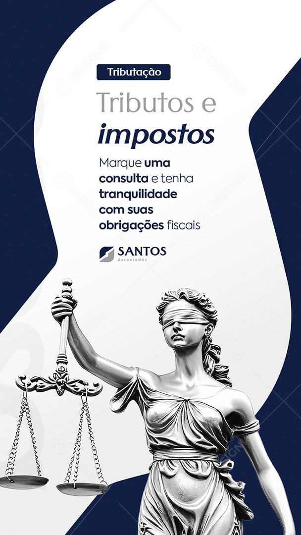 Story Advocacia Tributos e Impostos Social Media PSD Editável