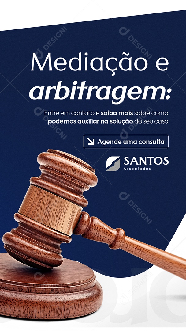 Story Advocacia Mediação e Arbitragem Social Media PSD Editável