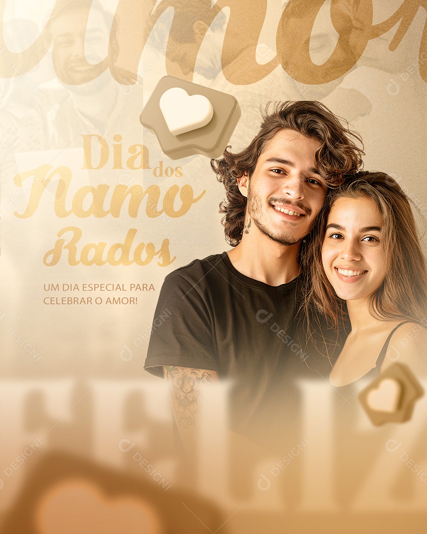 Dia dos Namorados 12 de Junho Social Media PSD Editável
