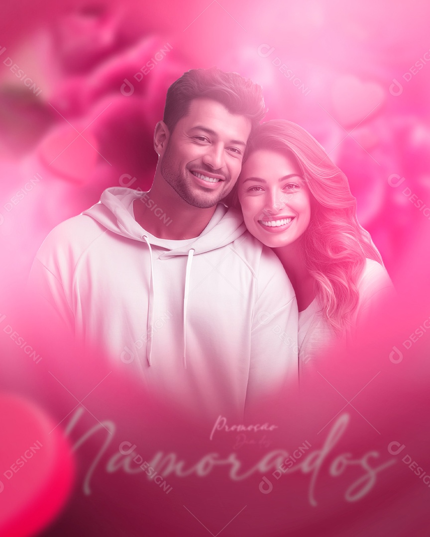 Dia dos Namorados 12 de Junho Social Media PSD Editável