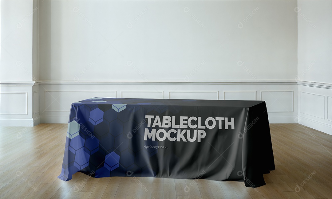 Mockup de Toalha Para Mesa PSD Editável