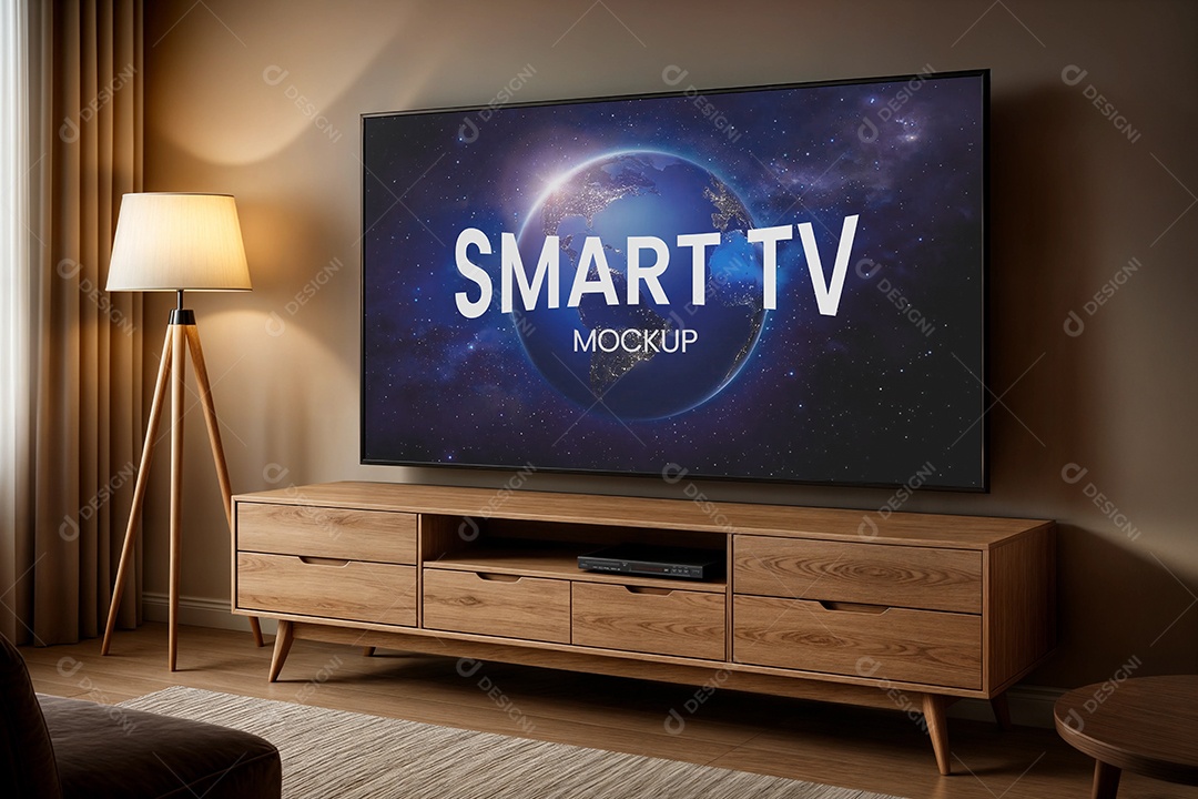 Mockup Televisão Smart PSD Editável