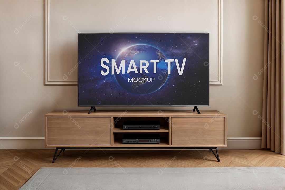 Mockup Televisão Smart PSD Editável