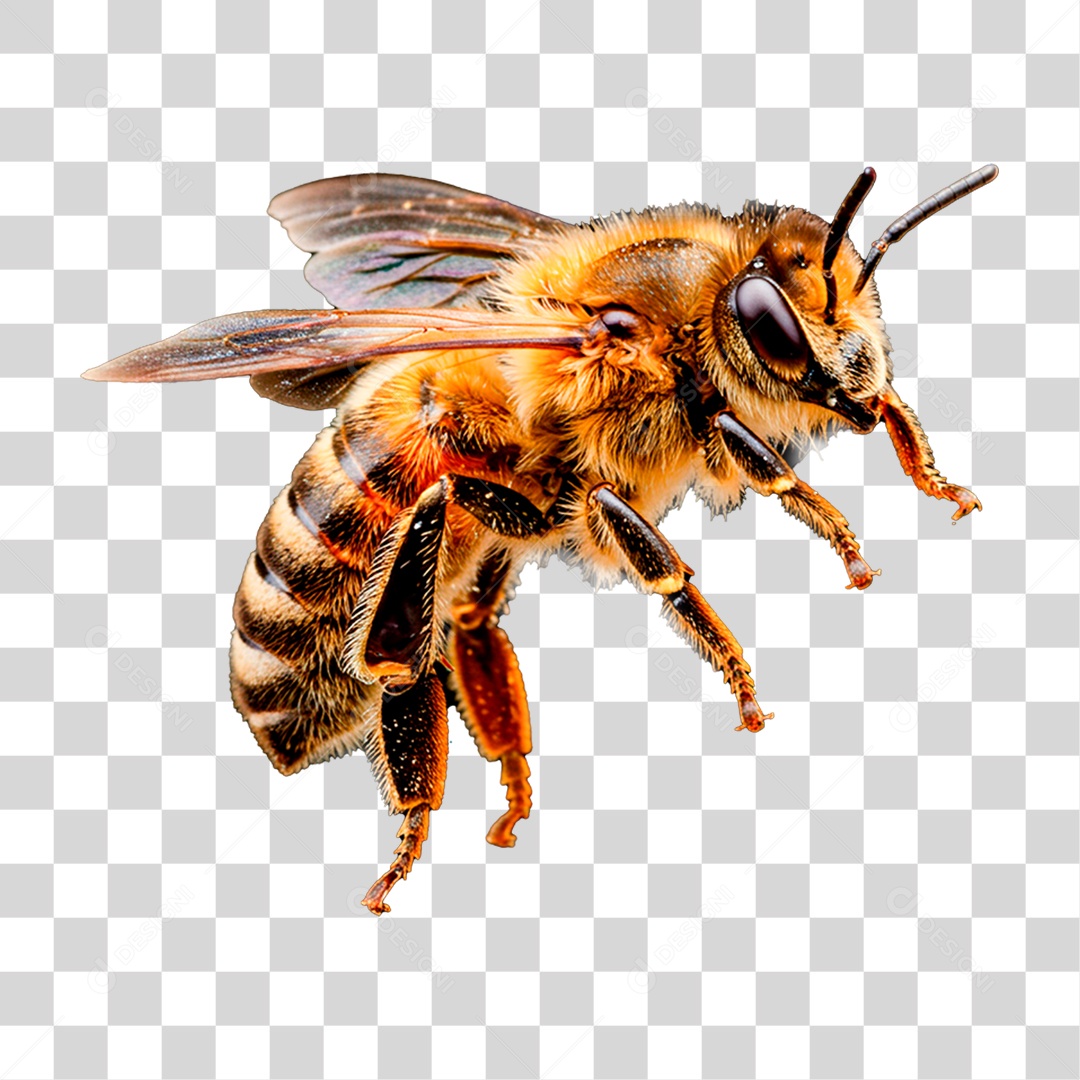 Abelha PNG Transparente