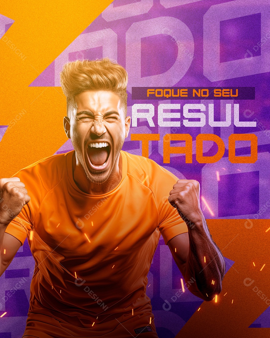 Sua Academia Equipada para Crescer Social Media PSD Editável