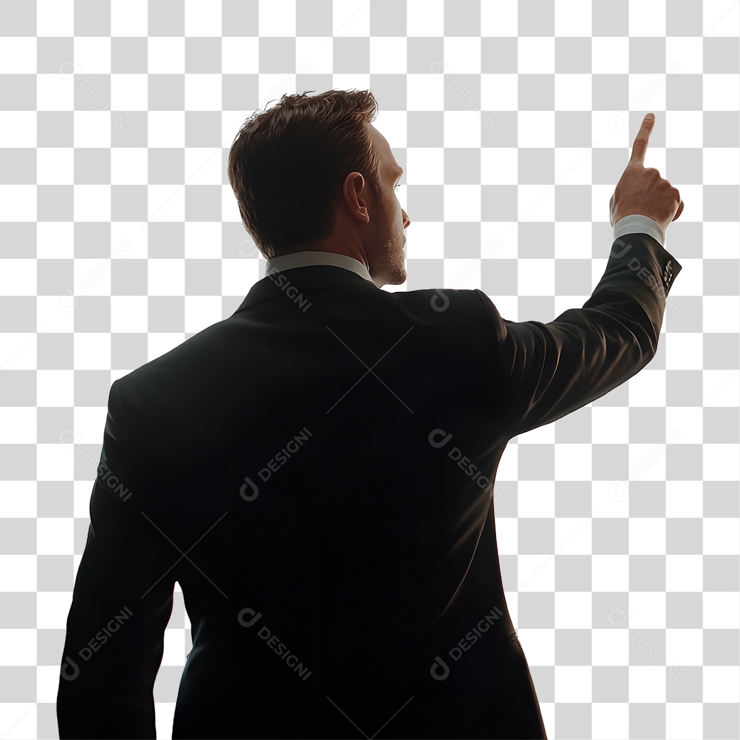 Homem de Terno PNG Transparente