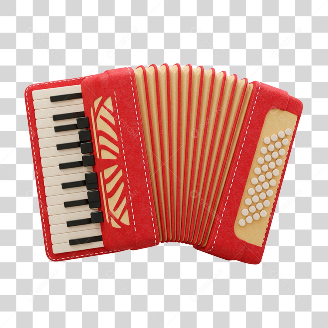 Sanfona PNG Transparente