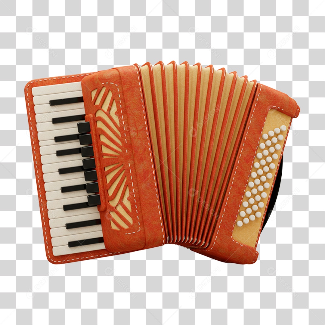 Sanfona PNG Transparente