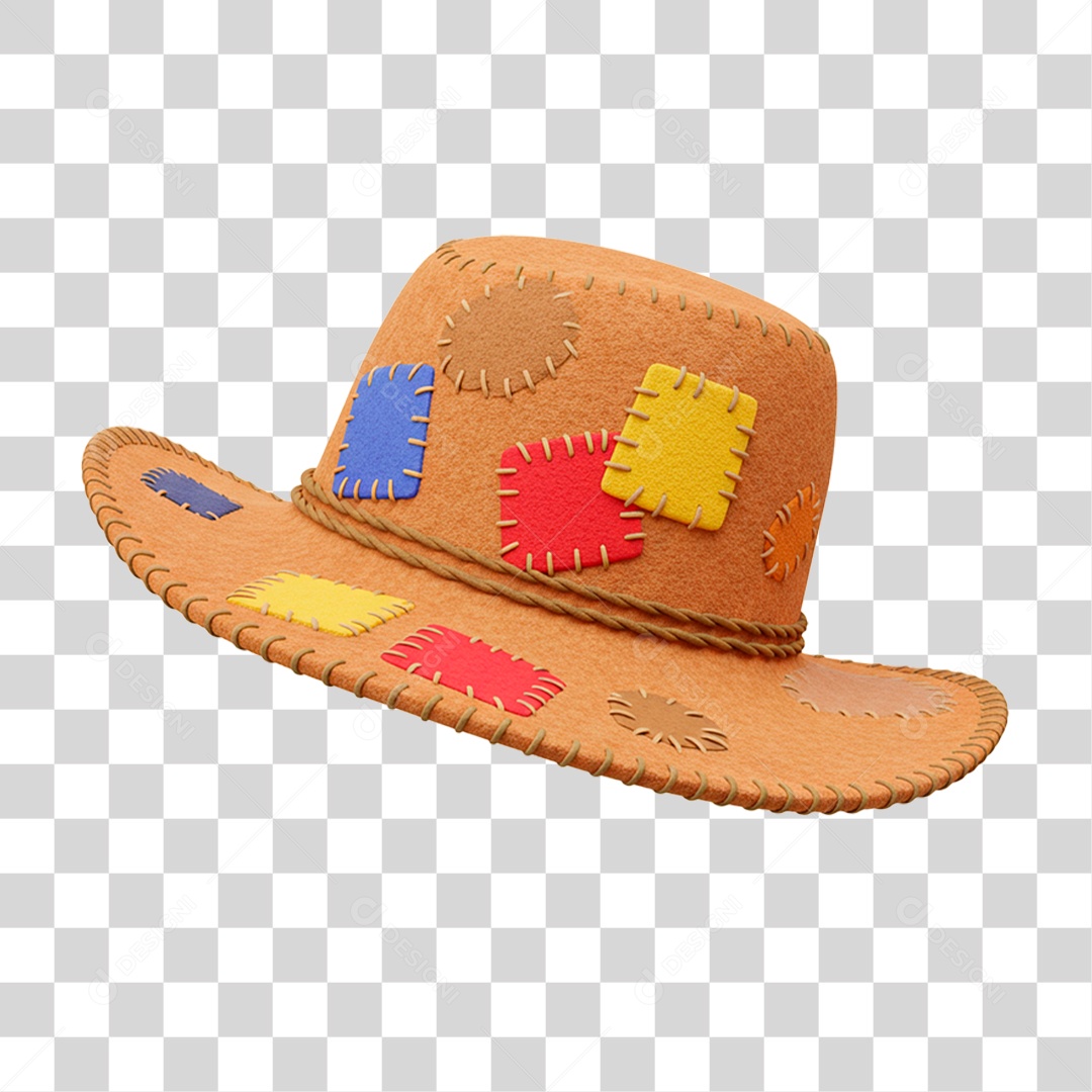 Chapéu de Palha PNG Transparente