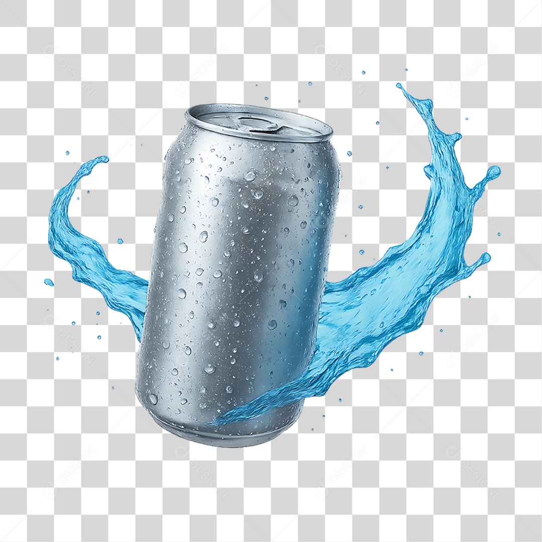Lata de Refrigerante PNG Transparente