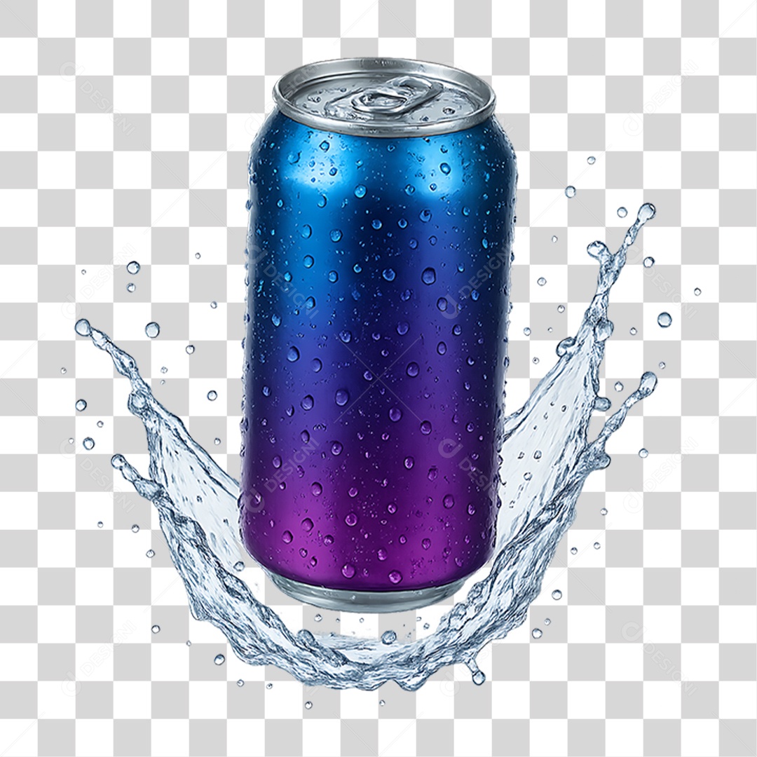 Lata de Refrigerante PNG Transparente