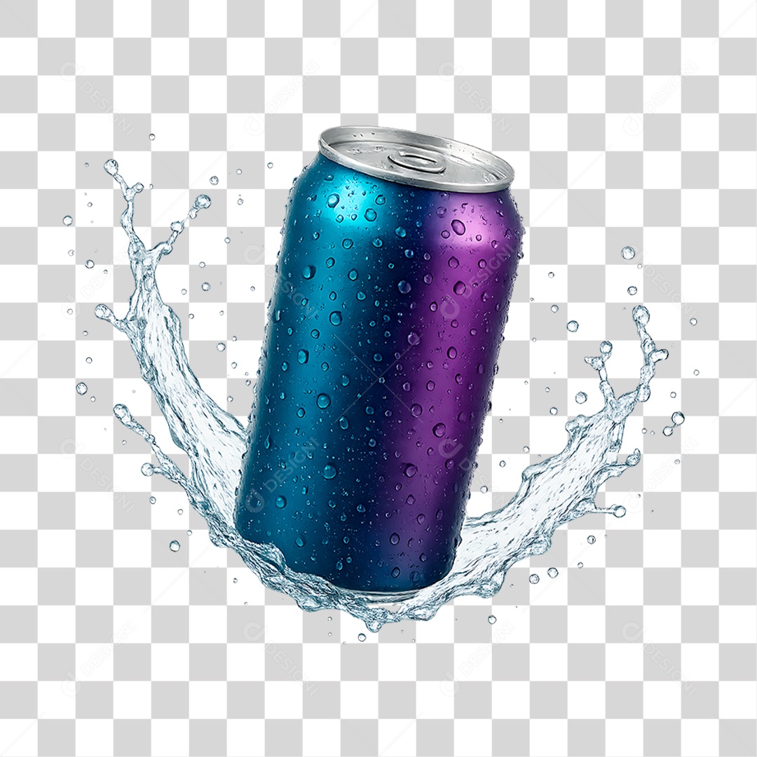 Lata de Refrigerante PNG Transparente