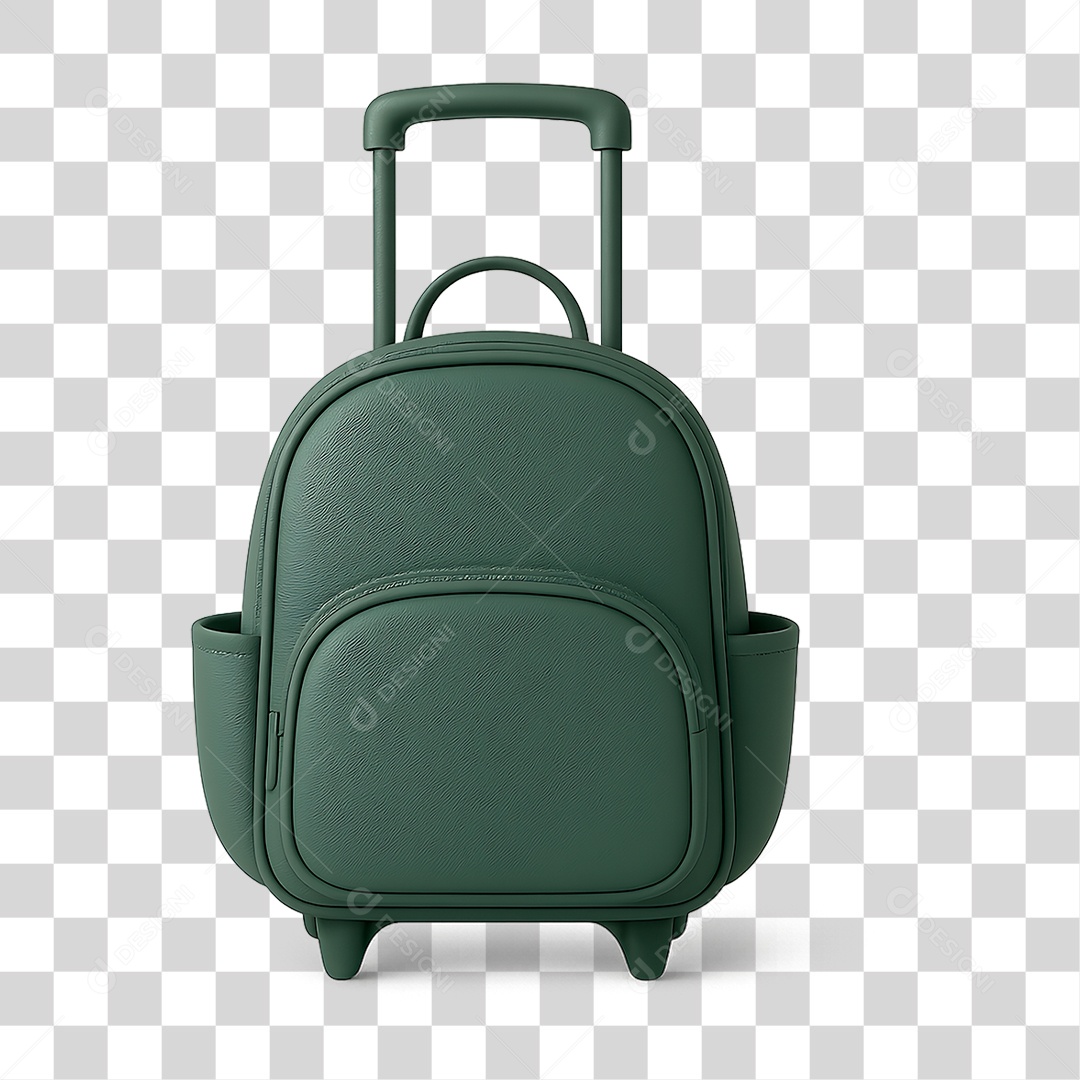 Mala Verde PNG Transparente