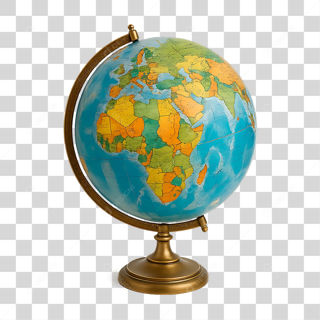 Globo Terrestre PNG Transparente