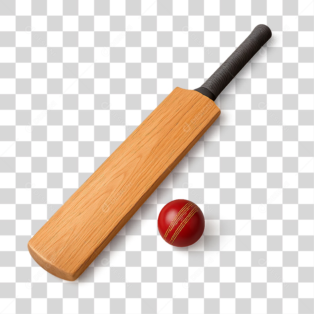 Taco de Críquete PNG Transparente