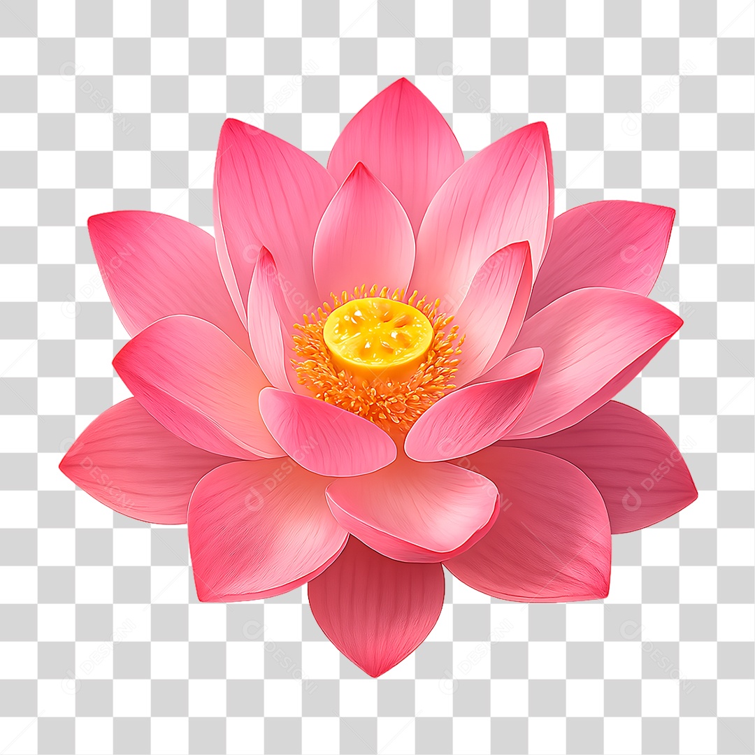 Flor Rosa PNG Transparente