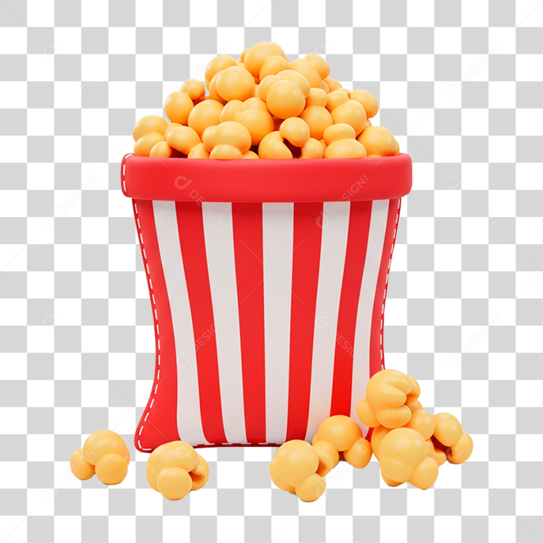 Pipoca PNG Transparente