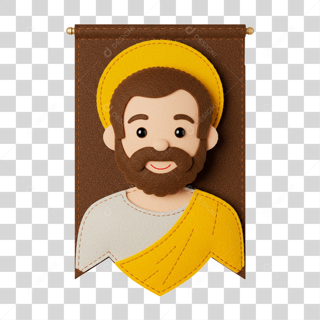 Elemento 3D Decoração Para Festa Junina PNG Transparente