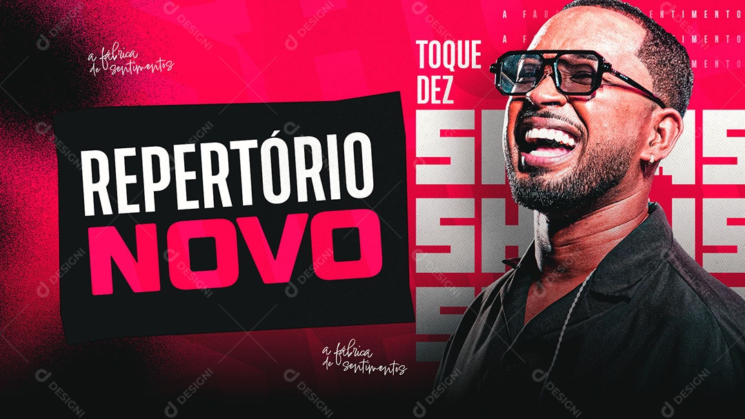 Banner Flyer Repertório Novo Social Media PSD Editável