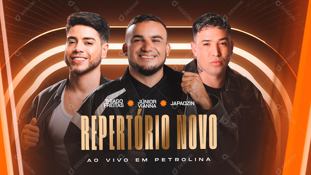 Banner Flyer Repertório Novo Social Media PSD Editável