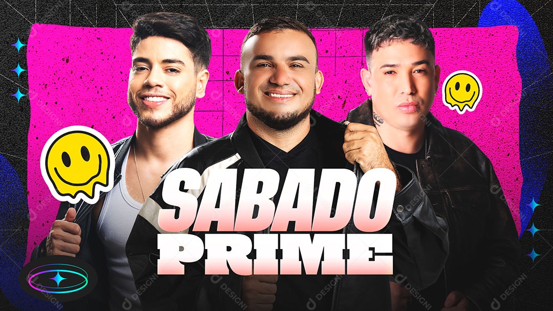 Banner Flyer Sábado Prime Social Media PSD Editável