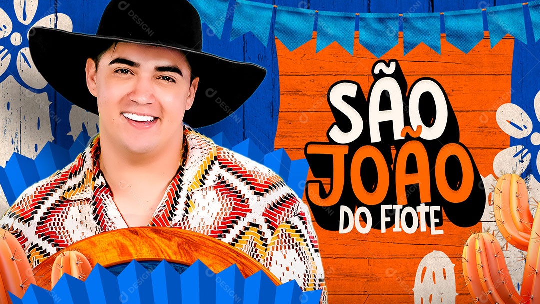 Banner Flyer São João Social Media PSD Editável