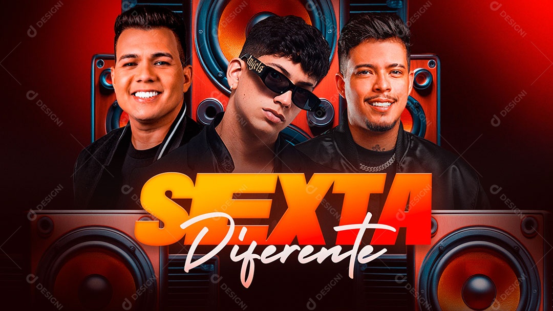 Banner Flyer Sexta Diferente Social Media PSD Editável