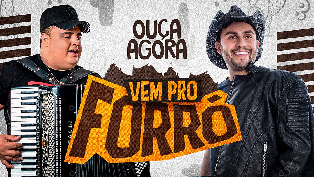 Banner Flyer Vem Pro Forró Social Media PSD Editável