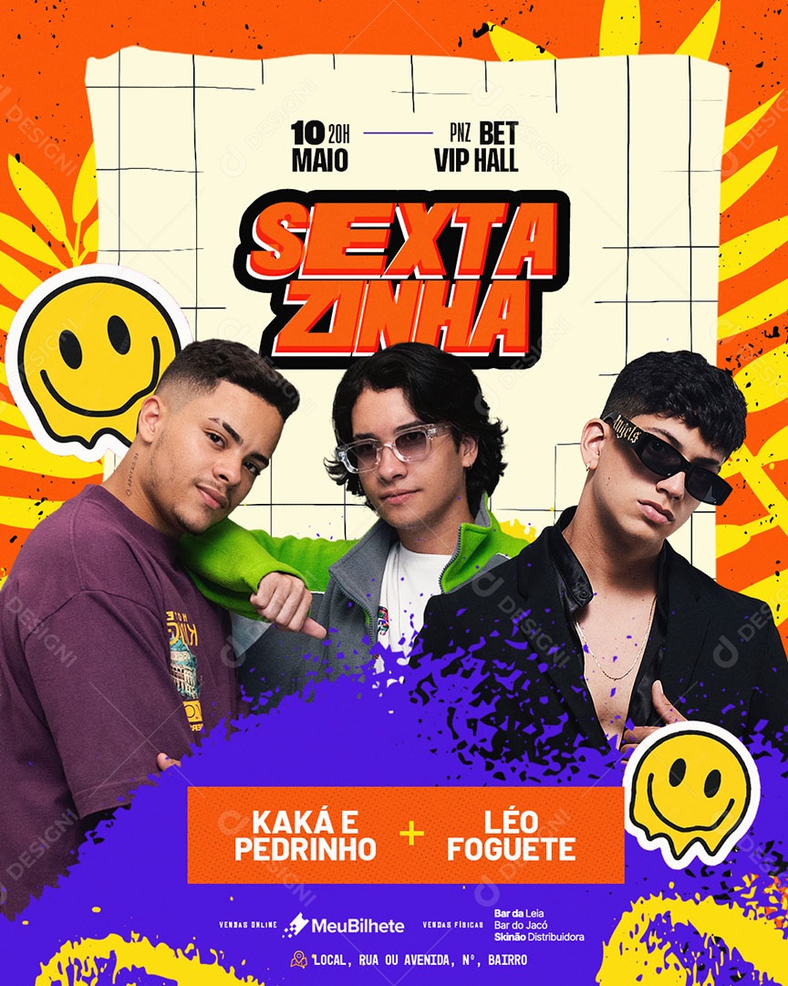 Feed Flyer Sextazinha Social Media PSD Editável