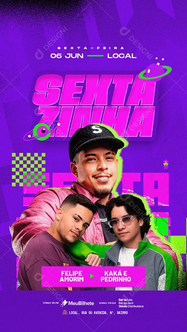 Story Flyer Sextazinha Social Media PSD Editável