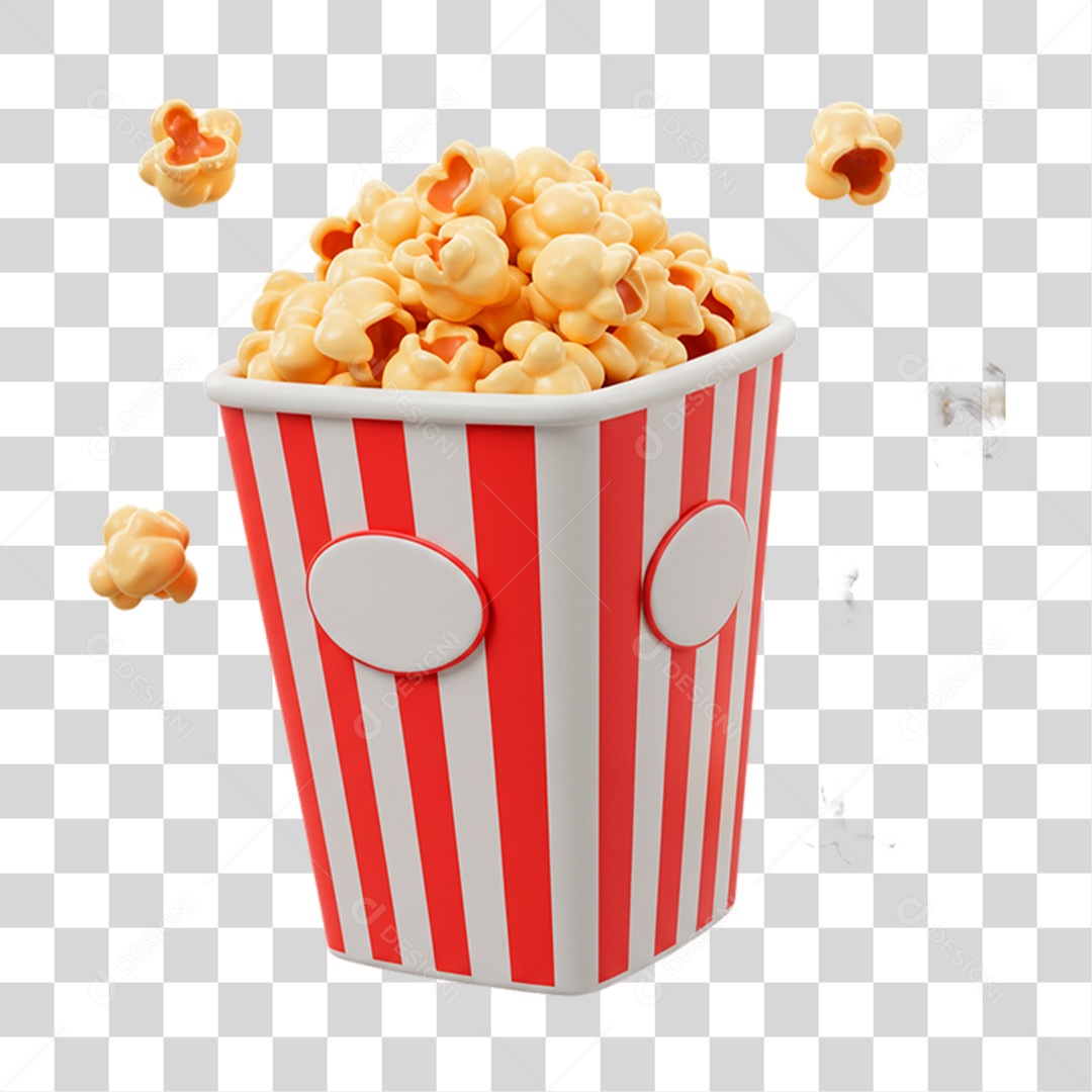 Pipoca PNG Transparente