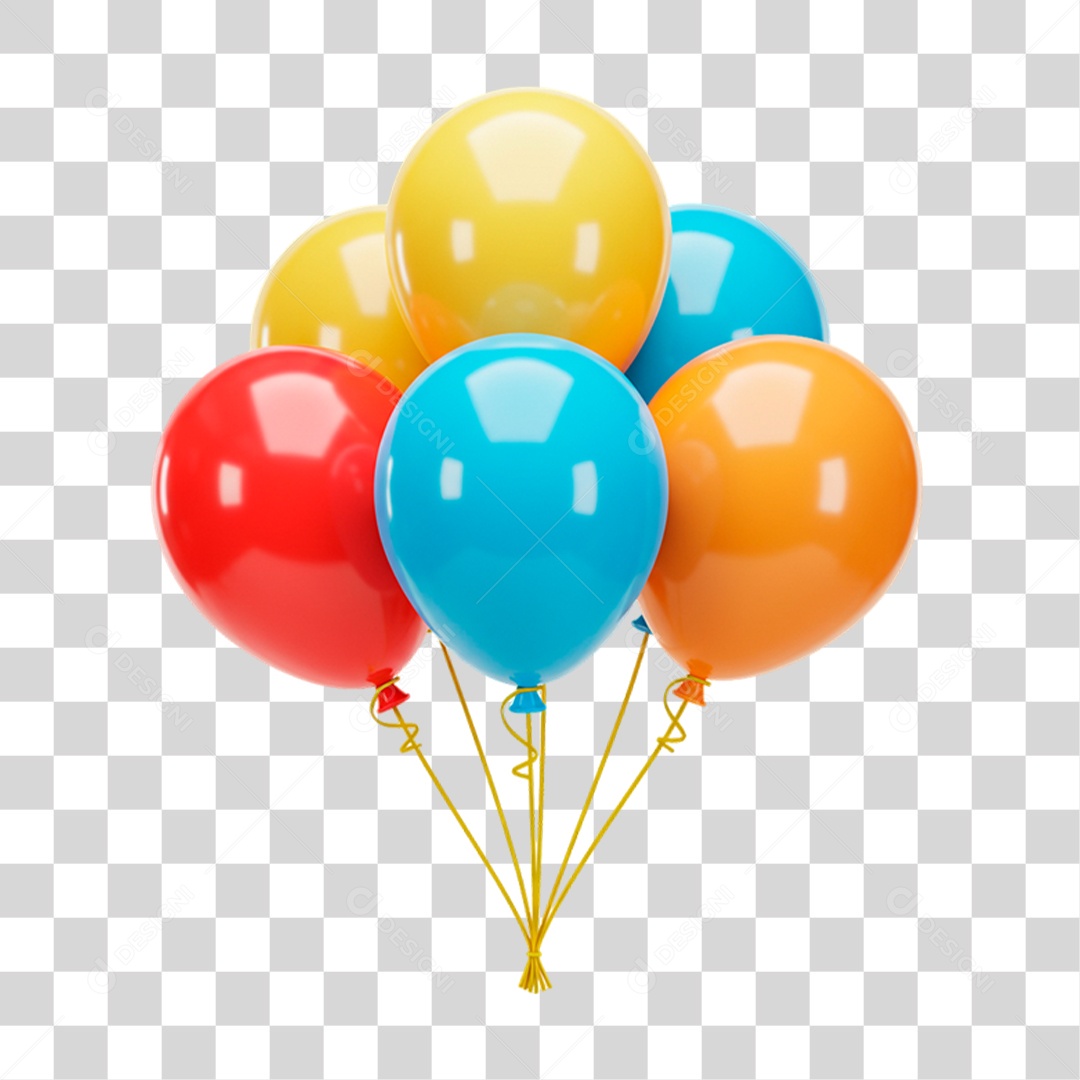 Balões PNG Transparente