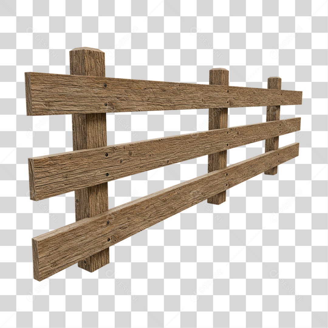 Cerca de Madeira PNG Transparente
