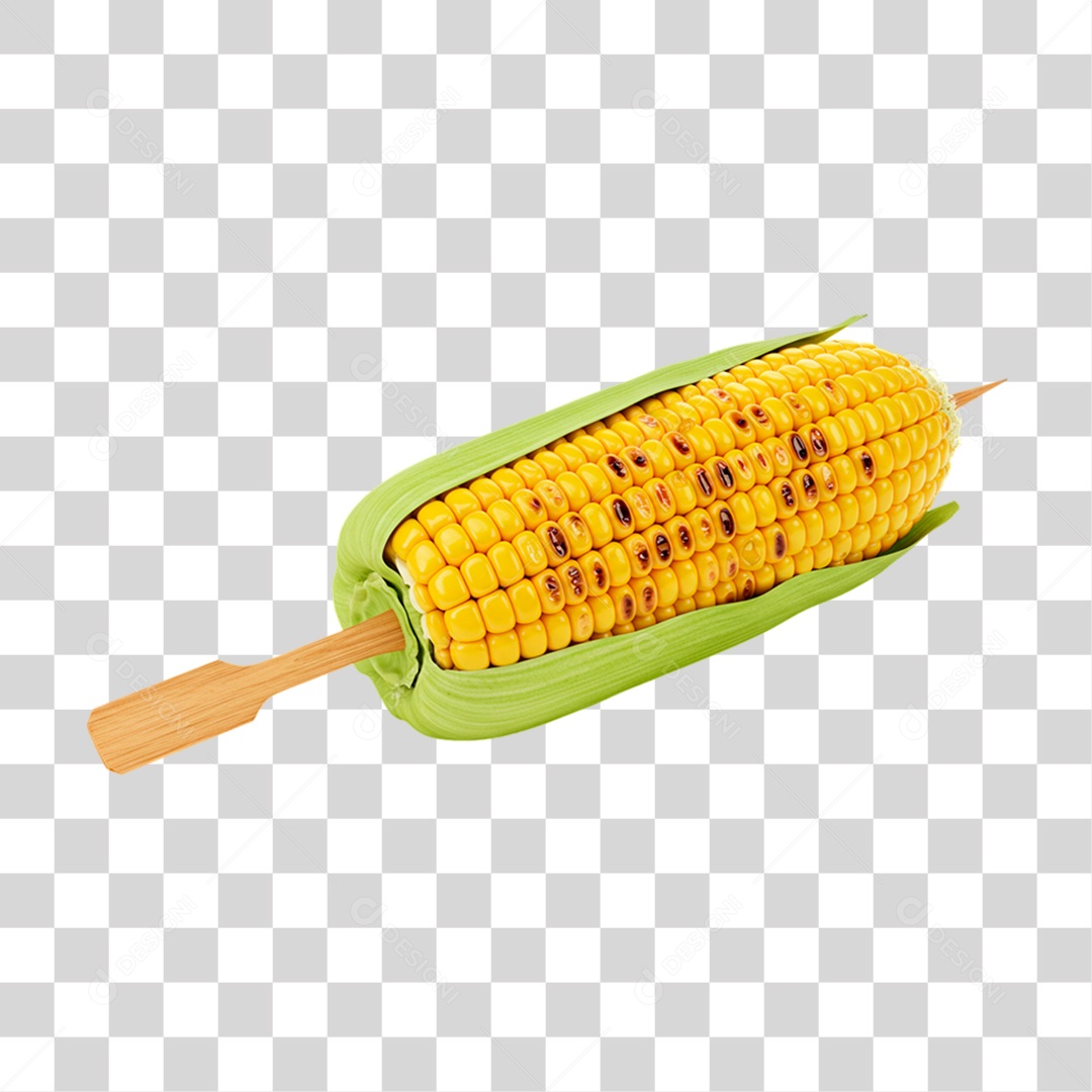 Milho Assado PNG Transparente