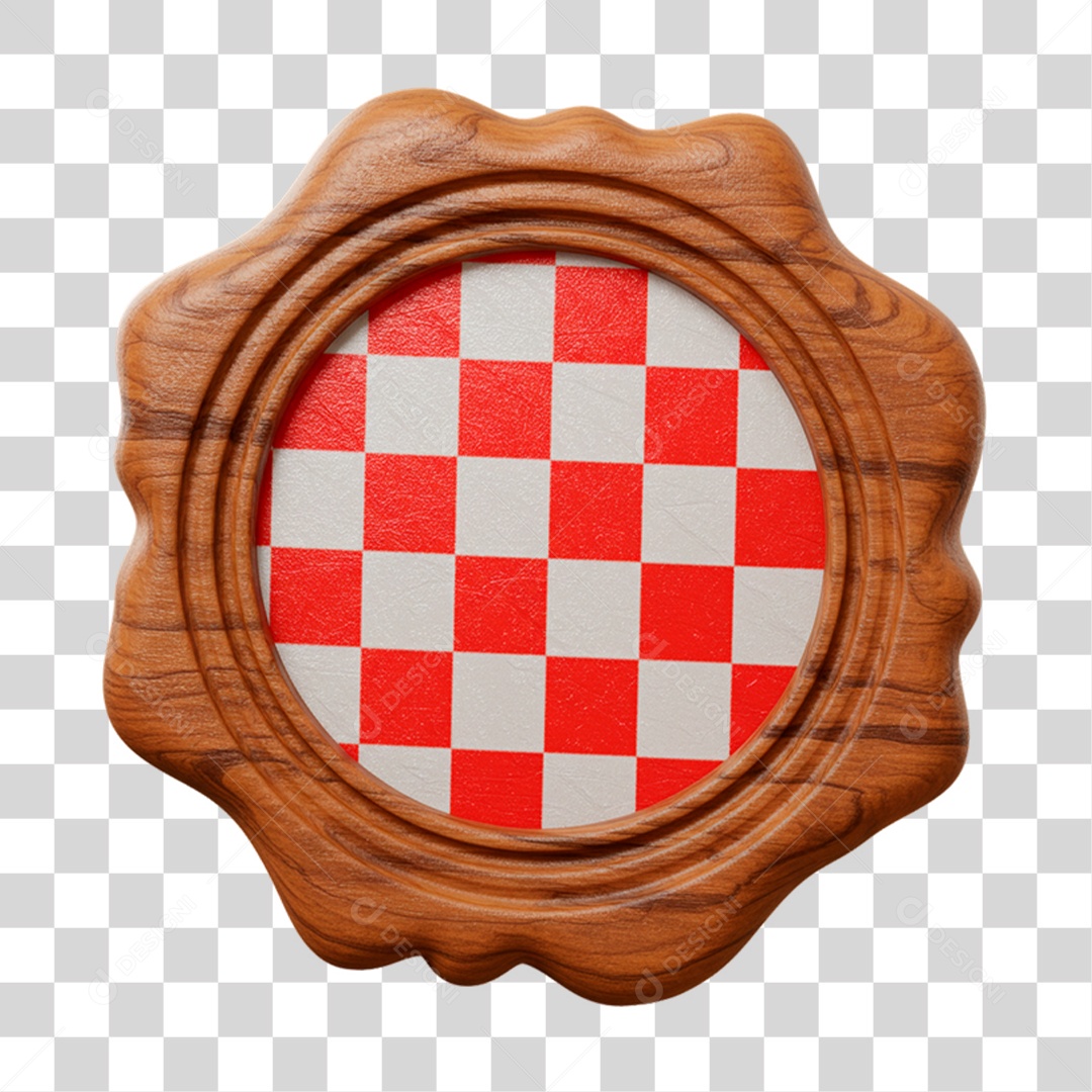 Painel de Madeira com Bandeirinha PNG Transparente