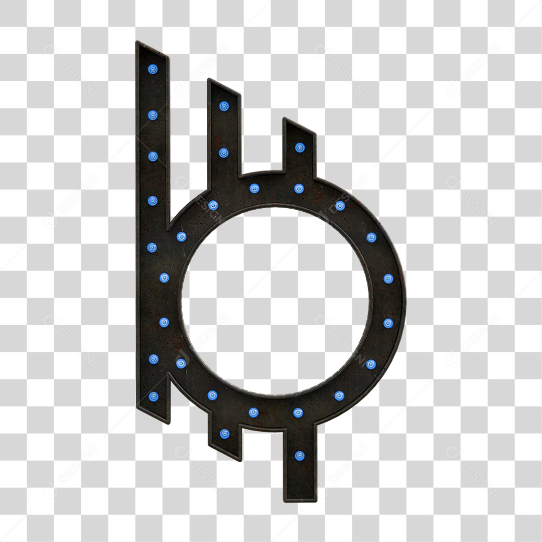 Estrutura Metálica com Lâmpadas PNG Transparente