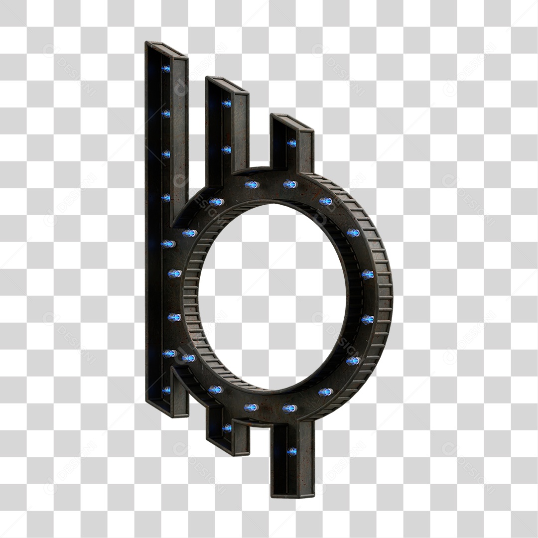 Estrutura Metálica com Lâmpadas PNG Transparente