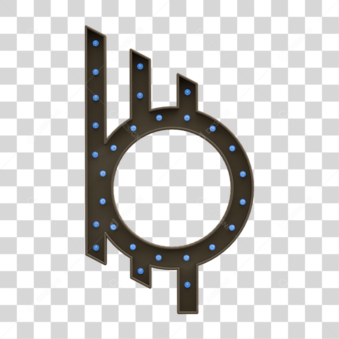 Estrutura Metálica com Lâmpadas PNG Transparente