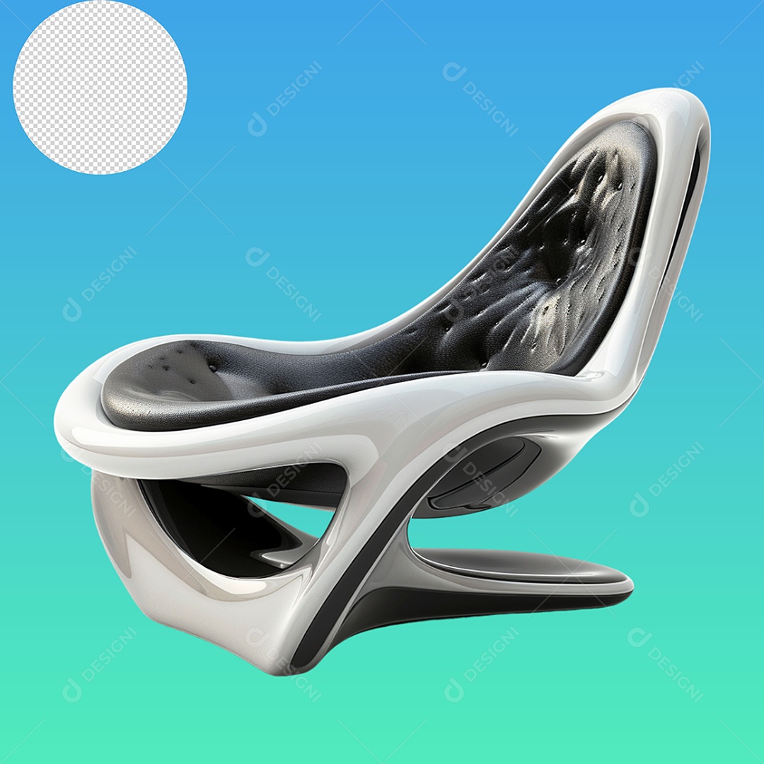 Elemento 3D Poltrona Para Composição PSD
