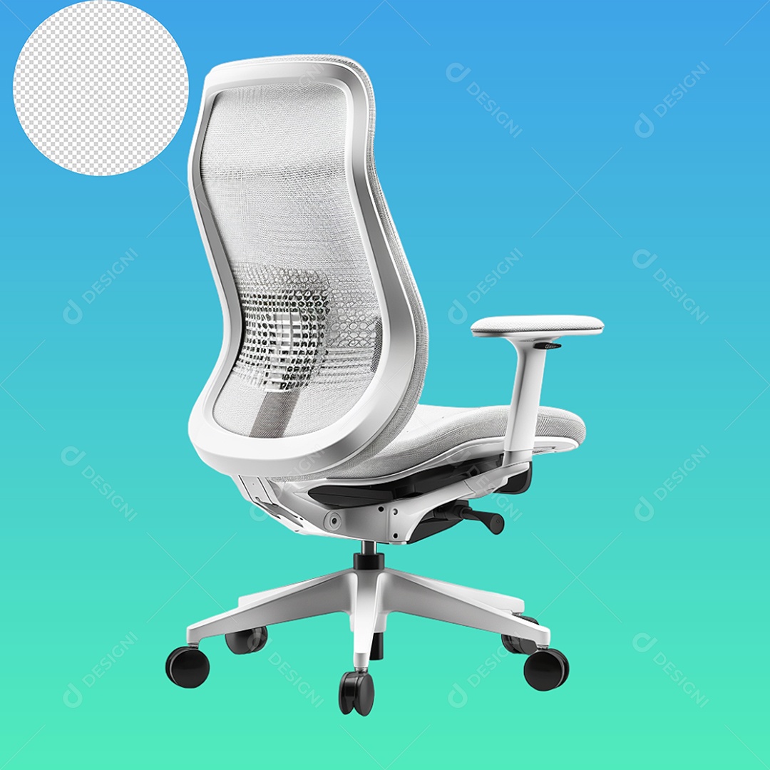 Elemento 3D Cadeira Para Composição PSD