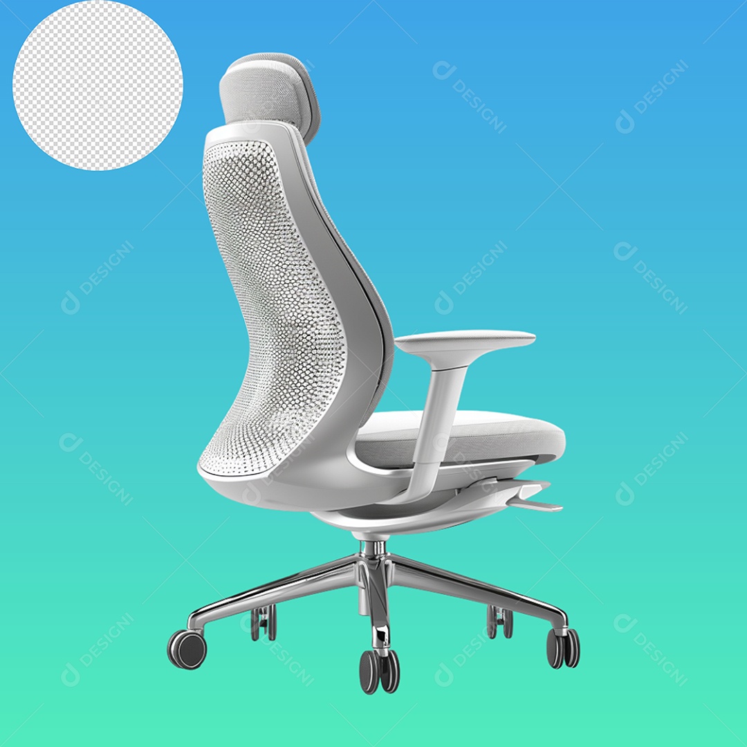 Elemento 3D Cadeira Para Composição PSD