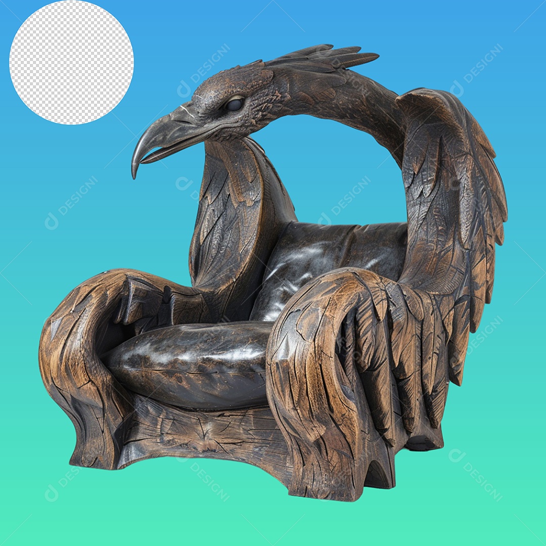 Elemento 3D Poltrona Para Composição PSD