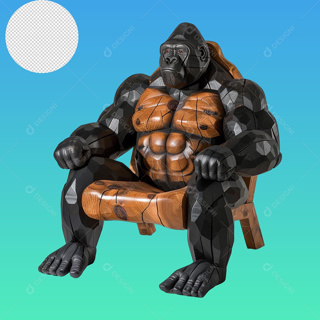 Elemento 3D Poltrona Para Composição PSD