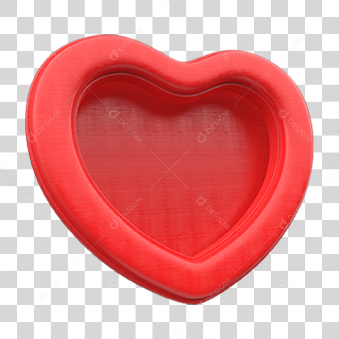 Coração Junino PNG Transparente