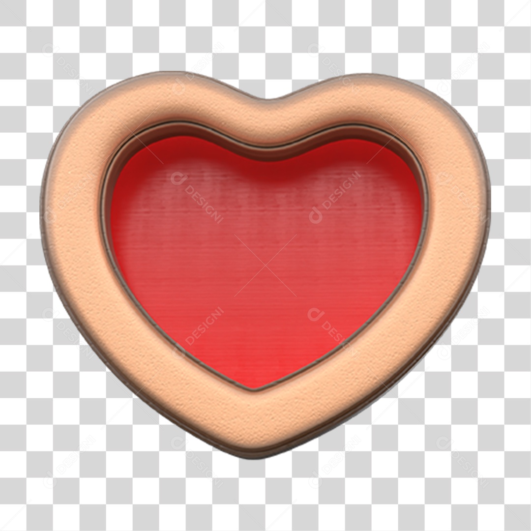 Coração Junino PNG Transparente