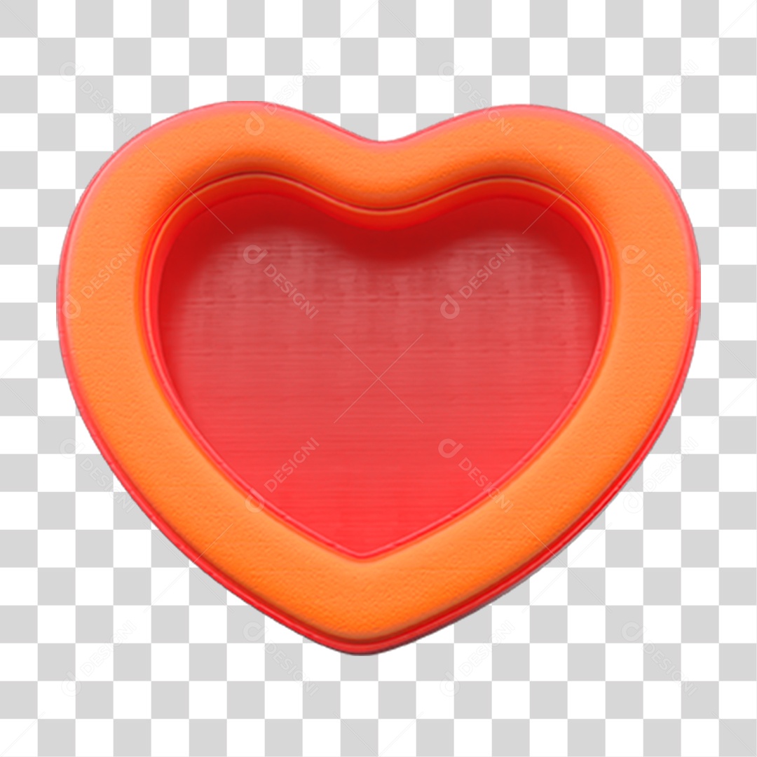 Coração Junino PNG Transparente