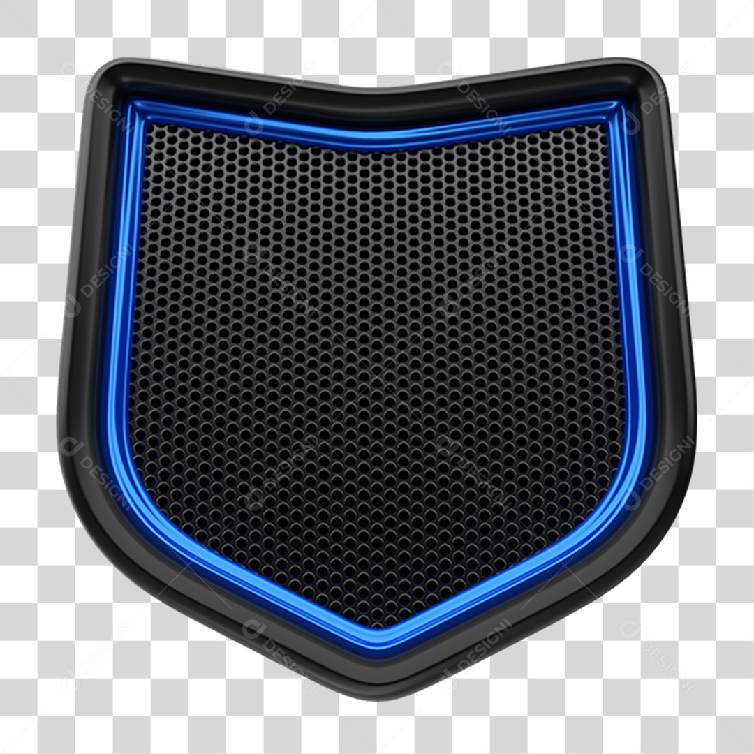 Placa Metálica com Neon PNG Transparente