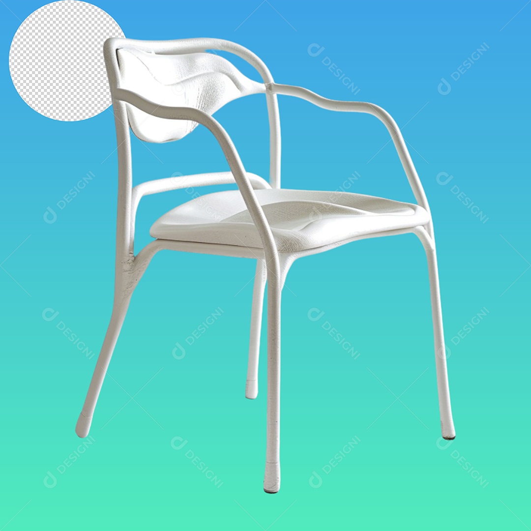 Elemento 3D Cadeira Para Composição PSD