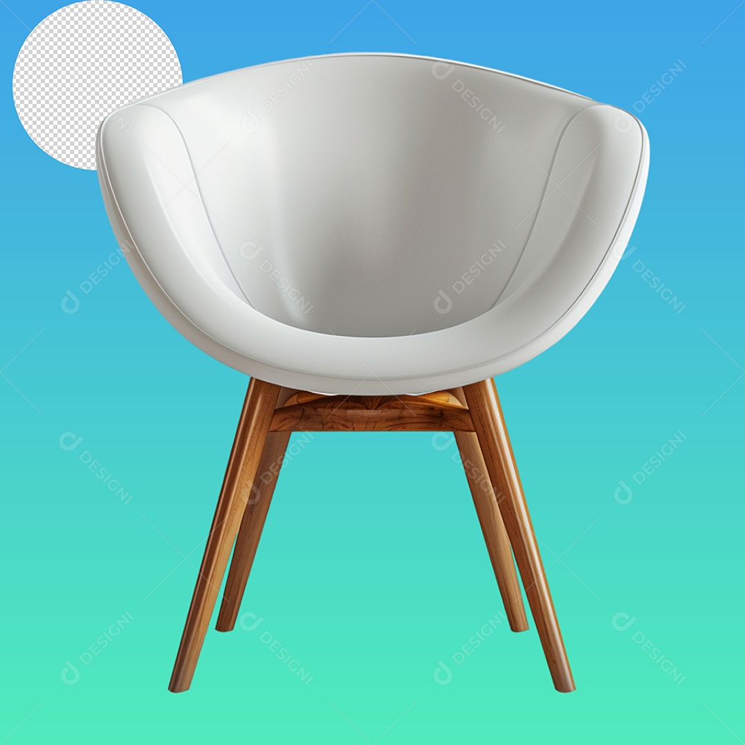 Elemento 3D Poltrona Para Composição PSD